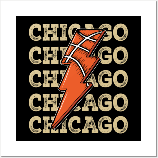 Funny Sports Chicago Proud Name Basketball Classic Posters and Art